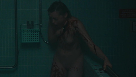 Nudes of Carrie from Bloodline. Breasts, Bush, blood, full frontal. 882792