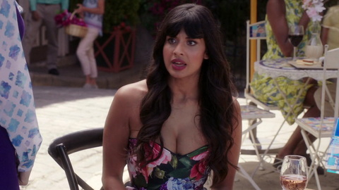 The Good Place's Sexiest Scenes with Jameela Jamil. Sexy, SFW, cleavage. 885192
