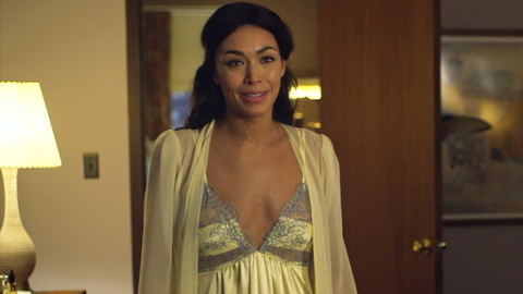Sexiest Scenes of Mayme Johnson from Godfather of Harlem. Sexy, Underwear, lingerie, low cut nightgown. 952919