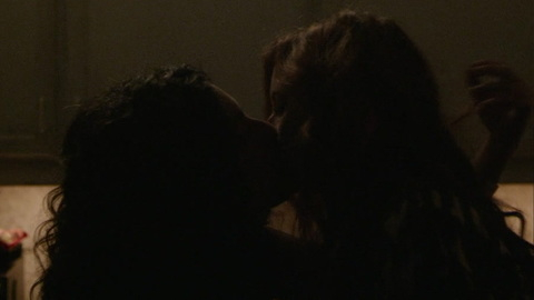 Mr. Robot's Sexiest Scenes with Roberta Colindrez. Lesbian, SFW, dark scene. 886896