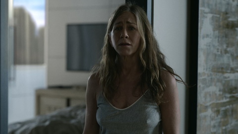 The Morning Show's Sexiest Scenes with Jennifer Aniston. Sexy, A-list, grey tank top. 962232