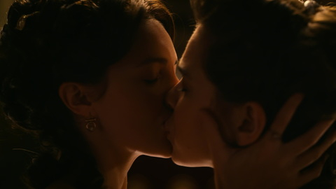 Hottest Ella Hunt Scene in Dickinson. Lesbian, SFW, close up. 933986