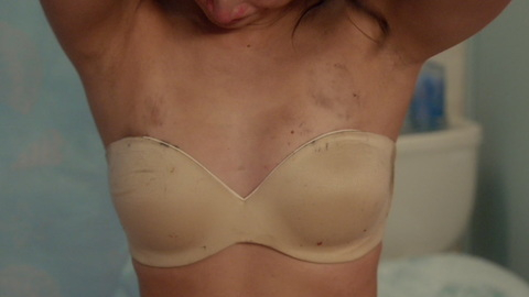 Hottest Amanda Arcuri Scene in Do Not Reply. Underwear, dirty, hands over head. 924962