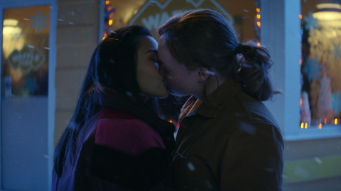 Hottest Kerry Scenes. Lesbian, SFW, christmas lights. 888771