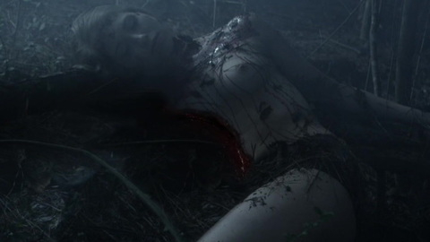 Nudes of Dana from Pickaxe. Breasts, blood, bloody. 889086