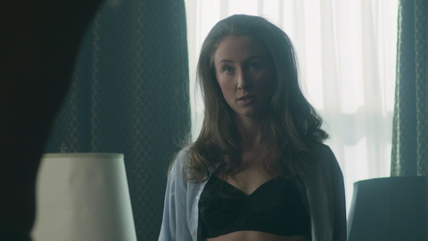 Hottest Princess Anne Scenes. Underwear, black bra, open shirt. 889629