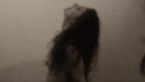 Annabelle Lyttle Naked as Skye. Breasts, black and white, left breast. 890787