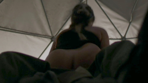 Jess Salgueiro Naked as Chandra Wei. Butt, braid, cowgirl position. 892029