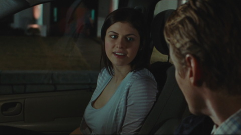 Hall Pass's Sexiest Scenes with Alexandra Daddario. Sexy, brunette, in car. 894186