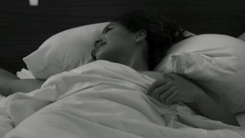 Nudes of Violet from Violet. Breasts, bedroom, black and white. 894672