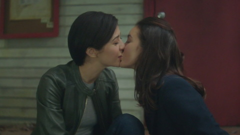 Sexiest Scenes of Bess Marvin from Nancy Drew. Lesbian, brunettes, kissing. 935099