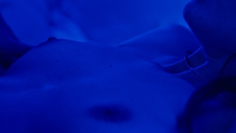 Ava Parse from Possessor Naked. Breasts, bedroom, blue lighting. 926327