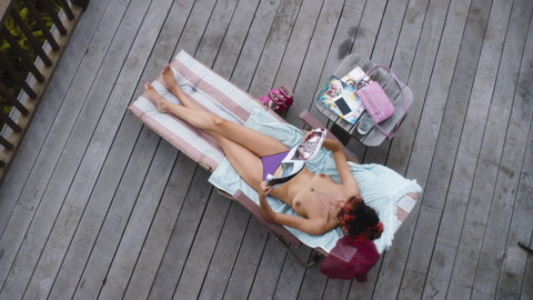 Nudes of Marie from The Jesus Rolls. Breasts, Underwear, laying down, legs crossed. 900462