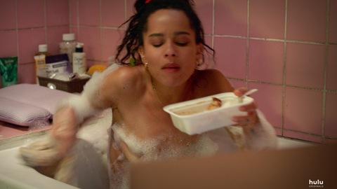 Zoë Kravitz Naked as Rob Brooks. Breasts, bathroom, bathtub. 897969