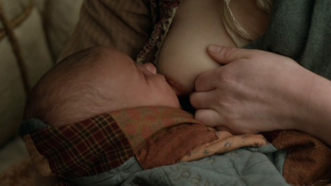 Muireann Bird Naked as Lucinda Brown. Breasts, baby, breastfeeding. 900663