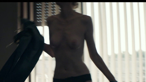 Berenice Hollis from The Burnt Orange Heresy Naked. Breasts, Underwear, black panties, nude. 919403