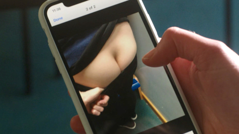 Nudes of Mae from Feel Good. Butt, bedroom, cellphone. 902304