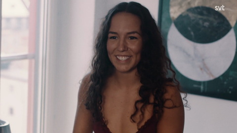 Hottest Klara Ceder Scenes. Underwear, bedroom, brown eyes. 902433
