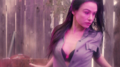 Between the Darkness's Sexiest Scenes with Danielle Harris. Sexy, Underwear, brunette, cleavage. 902640