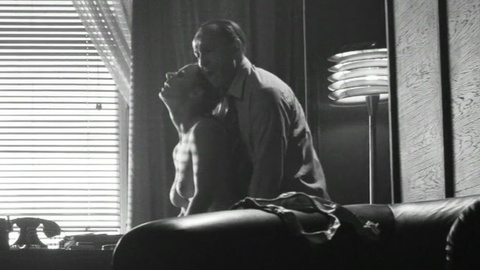 Kata Sarbó Naked as Casting Assistant. Breasts, Sexy, bent over desk, black and white. 902733