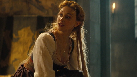 Dracula Untold's Sexiest Scenes with Sarah Gadon. Sexy, blonde, cleavage. 906840