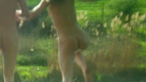 Rosamund Pike Naked as Marie Sklodowska-Curie. Butt, back to camera, jumping into water. 907137