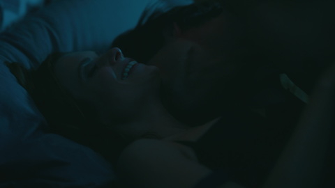 Sweet Magnolias's Sexiest Scenes with Joanna Garcia Swisher. Underwear, black bra, cleavage. 909504