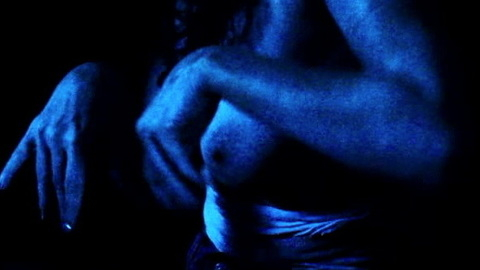 Nudes of Amanda from Hanukkah. Breasts, blue lighting, left breast. 909546