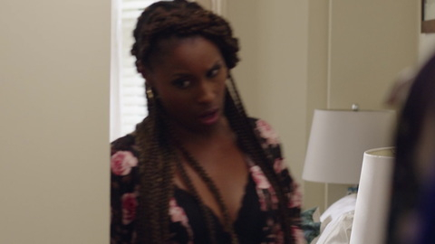 The Lovebirds's Sexiest Scenes with Issa Rae. Underwear, SFW, black bra. 909594