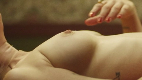 Nudes of Juju from Hard. Breasts, nude, on table. 911382
