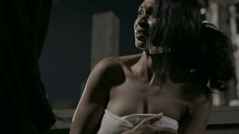 Sexiest Scenes of Ruth Truesdale from Ruthless. Sexy, cleavage, night. 1009211