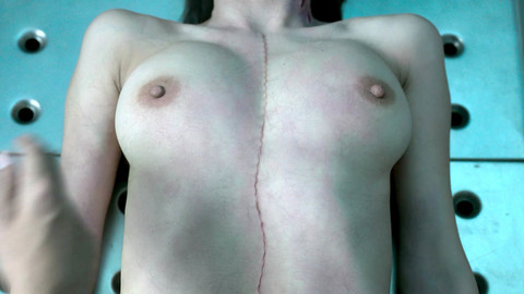 Nudes of Gloriana Márquez from Intuition. Breasts, autopsy, autopsy table. 910218