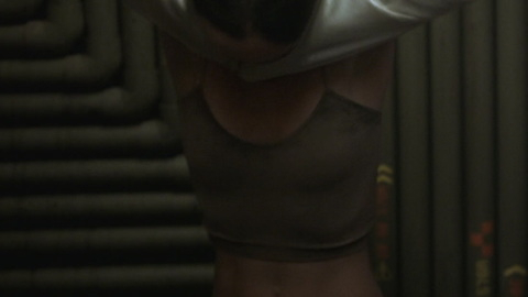 Snowpiercer's Sexiest Scenes with Katie McGuinness. Sexy, brunette, changing clothes. 911286
