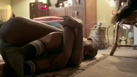 Sexiest Scenes of Arabella Essiuedu from I May Destroy You. Sexy, Underwear, bra, fetal position. 919001