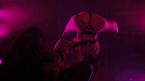 Sexiest Scenes of Mercedes from P-Valley. Bikini, Sexy, Thong, climbing pole, on stage. 980273