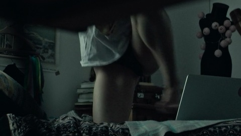 Sexiest Scenes of Gabi Krasucka from The Hater. Underwear, bedroom, no pants. 916493