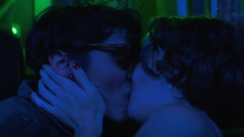 Sexiest Scenes of Romy from Blue Lips. Lesbian, SFW, brunette. 917117