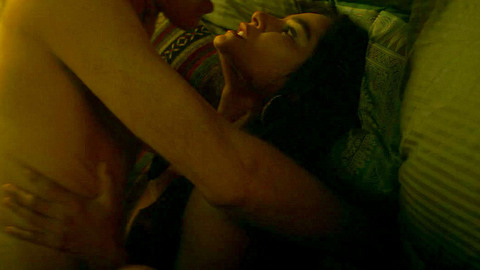 Hottest Diane Guerrero Scene in Doom Patrol. Sexy, brunette, hair covering breasts. 917414