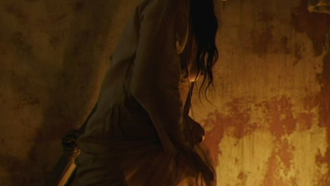 Isabella Nefar Nude as Star. Breasts, brunette, candle light. 917510