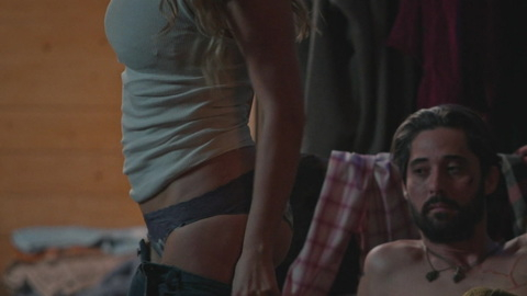 Sexiest Scenes of Laramie from Yellowstone. Sexy, Underwear, blonde, getting out of bed. 919139