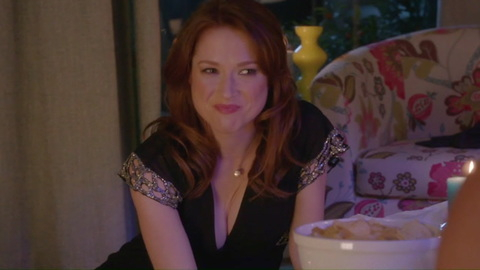 Hottest Ellie Kemper Scene in Brenda Forever. Sexy, black dress, cleavage. 919886