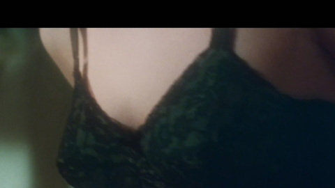 Hottest Rhiann Owen Scene in Skeletons in the Closet. Underwear, black bra, close up. 920600