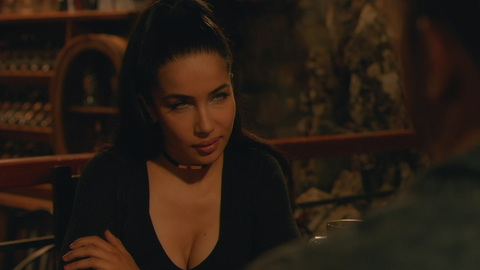 Hottest Nasia Aissaoui Scene in Angels Fallen. Sexy, black hair, choker. 920690