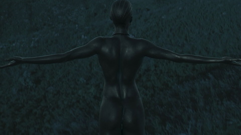 Amanda Collin in Raised by Wolves (2020-2022) Butt Cgi Sexy Android Arms Outstretched 921410