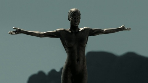 Amanda Collin in Raised by Wolves (2020-2022) Cgi Sexy Android Cgi 920672