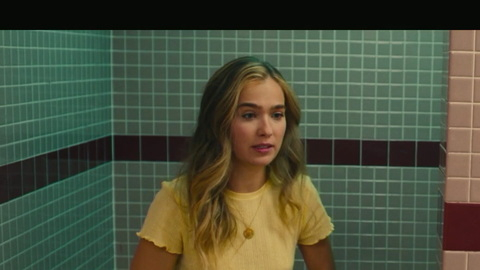 Haley Lu Richardson in Unpregnant (2020) Sexy Backpack Bathroom 921449
