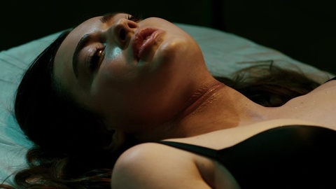 Hottest Tiana Tuttle Scene in Fear Pharm. Underwear, SFW, black bra. 922880
