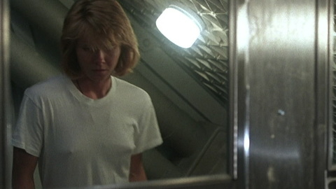 Hottest Nancy Everhard Scene in DeepStar Six. Sexy, bathroom, blonde. 924998