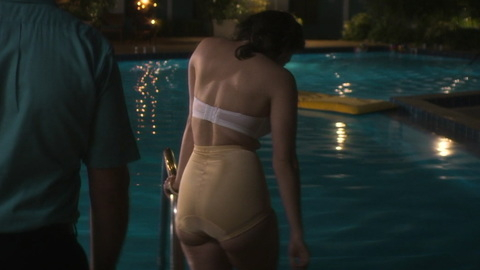 Sexiest Scenes of Patricia from The Right Stuff. Sexy, Underwear, brunette, cheeks hanging out. 925199