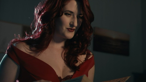 Hottest Steph Mossman Scene in Book of Monsters. Sexy, cleavage, on top. 926846